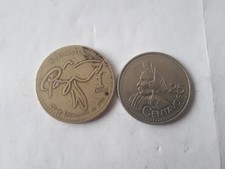 25 CENTAVOS y 1 QUETZAL 2000 GUATEMALA