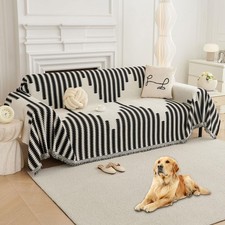 HAOMAIJIA Boho Sofa Covers for 2 Cushion Couch - Pet Friendly Soft Thick Non ...