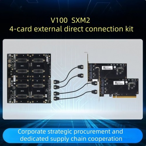 Nvlink Adapter For Tesla V100 4 Cards External Direct Connect Kit NVLink Baseboard ...