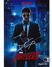 CHARLIE COX signed (DAREDEVIL) Matt Murdock 8X10 photo BECKETT BAS BY085730