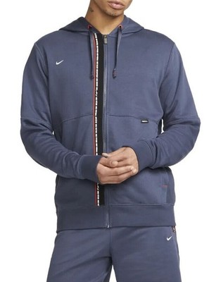 Nike Kapuzen jacke F.C. Tribuna blau DH9684-437 Fussball Hoodie Sport Pullover L