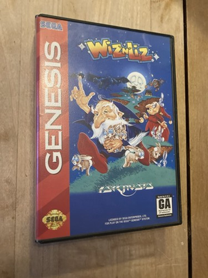 #ad Wiz #x27;N#x27; Liz Sega Genesis Game In Box with Manual $19.99