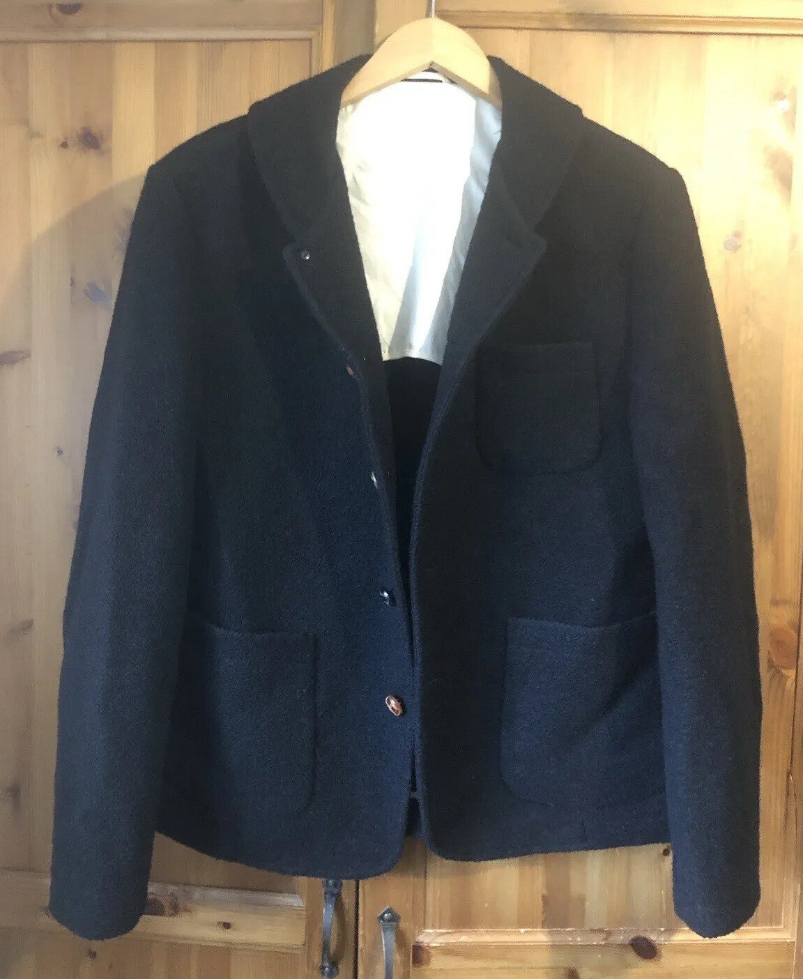 HOLLAND ESQUIRE Mens Modern Wool Mix Blazer Jacket Large / 44" eBay