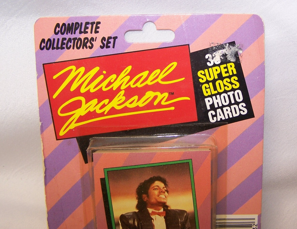 1984 Topps Michael Jackson Complete Super Gloss Photo Card