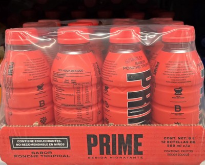 RARE MEXICAN 12 Pack.. Prime Hydration - Ponche Tropical..  