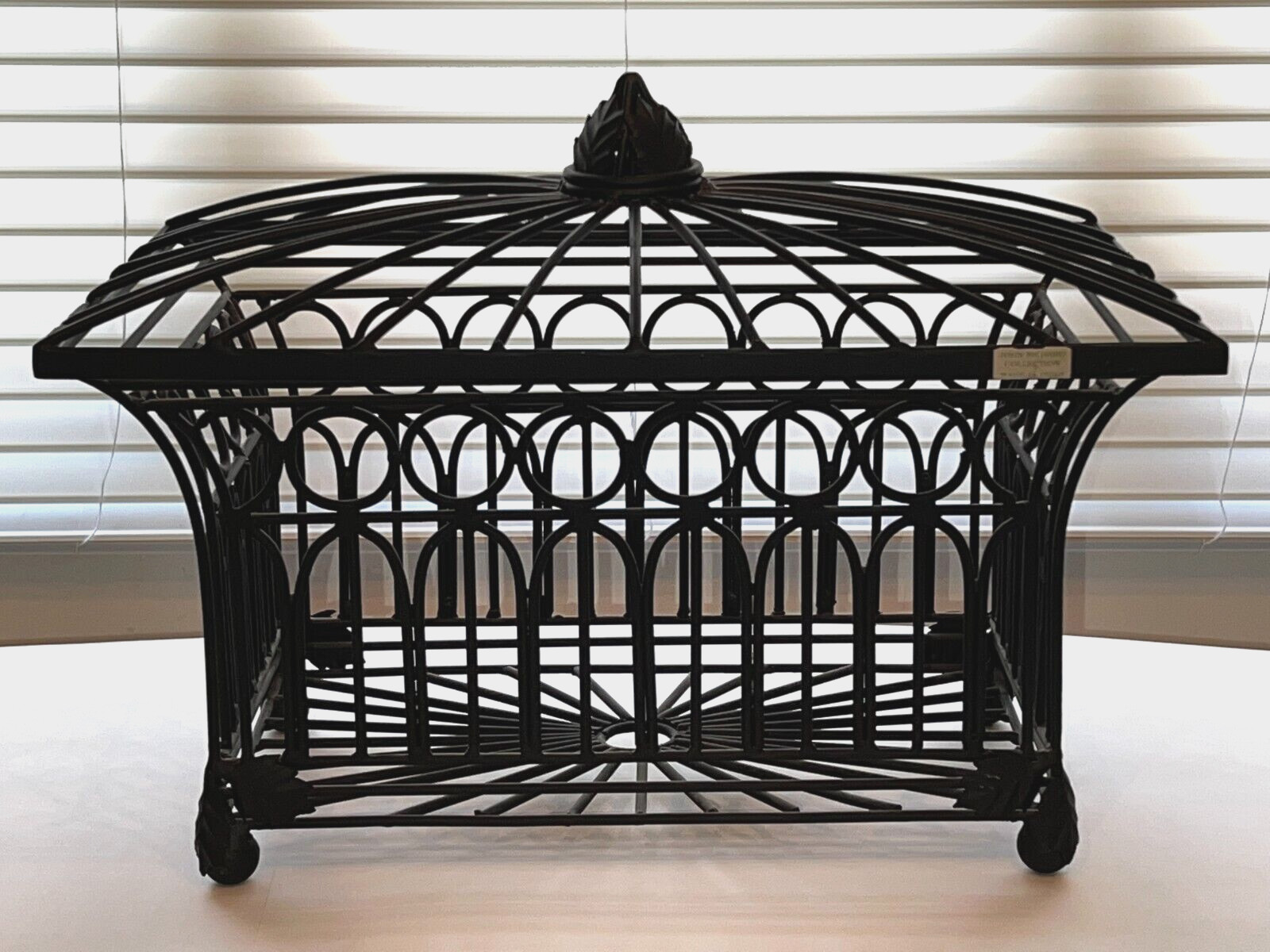 Planter Terrarium Garden Home Iron Bird Box