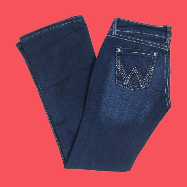 wrangler patch jeans