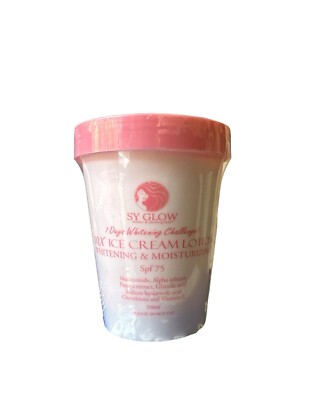 SY GLOW 10X ICE CREAM LOTION SPF75, 250ml