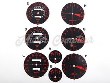 kit fonds de compteur/cadrans - km/h-compte-tours-voltmètre - pour HONDA CBX1000