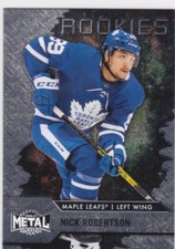 20/21 SKYBOX METAL ..NICK ROBERTSON..SPECTRUM..ROOKIES..CARD # 107..MAPLE LEAFS