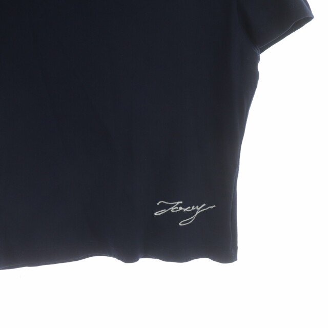 Foxy Foxey Control C. Embroidery Logo T-Shirt Cut Sew Short Sleeve 40 Navy Blue