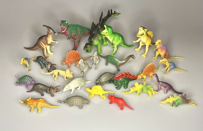 Dinosaur Toys Large Lot 27 Assorted Types Sizes And Age