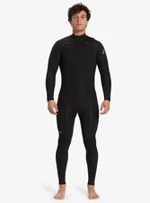 Quiksilver Men's Full Wetsuit 4/3mm Everyday Sessions GBS Chest Zip Surf Suit