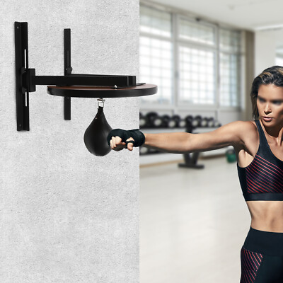 Speed Bag Platform Wall Mounted Speed Bags for Boxing Height Adjustable w/ Pump