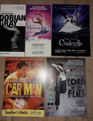 Matthew Bourne dance theatre Ballet flyer memorabilia