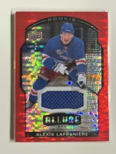 2020-21 UD ALLURE HOCKEY Alexis Lafreniere RED RAINBOW JERSEY SP RC #100