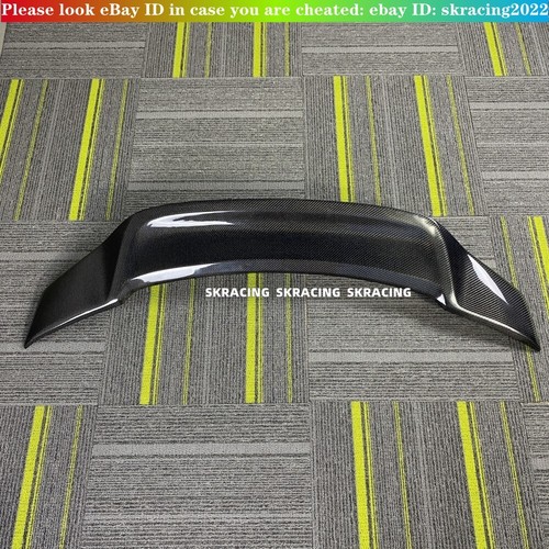 For 2011-2019 Kia Optima Real Carbon Fiber Rear Tail Trunk Lip Spoiler Wing - Picture 10 of 16