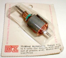 Hot BZ Armature for 36D Mabuchi Slot Car Motor 4.5 to 6 Volt  803 Vintage NOS