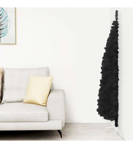 Albero Di Natale Artificiale Oro 240 Cm: Mezzo Albero PET Con Base In Acciaio, 1050 Rami