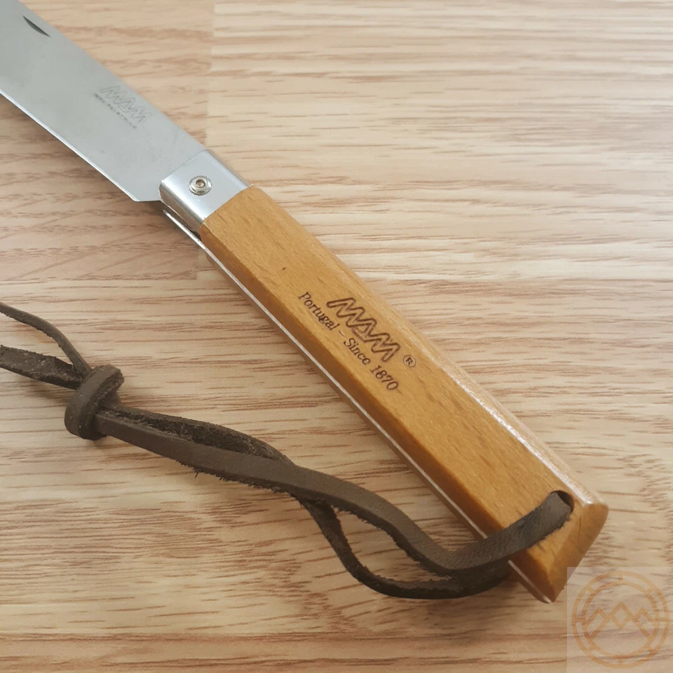 Cuchillo Plegable MAM Operario Hoja de Acero Inoxidable 3.25" Mango de Madera de Haya Marrón Foto 3 de 4