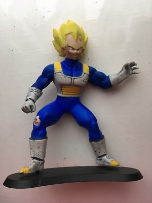 2001 9'' Dragon Ball Z S.S Vegeta Figur Anime Battle Damaged Collectors Edition