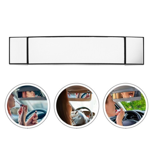 Vanity Mirror Sun Visor Car Decorative Mirrors TriFold Folding eBay