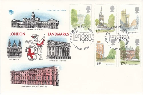 1980 Stuart London Landmarks - London SW H/S FDC