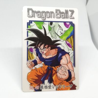No.45 Son Goku vs Frieza Doragon Ball Z CARD BANDAI JAPAN JUMP