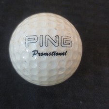 Vintage Golf Ball Ping Promotional solid White