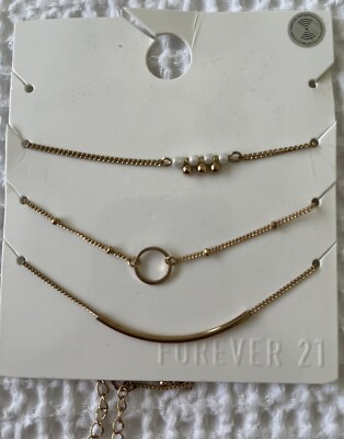 Choker Necklace Forever 21 Gold Necklace Forever 21 Dainty
