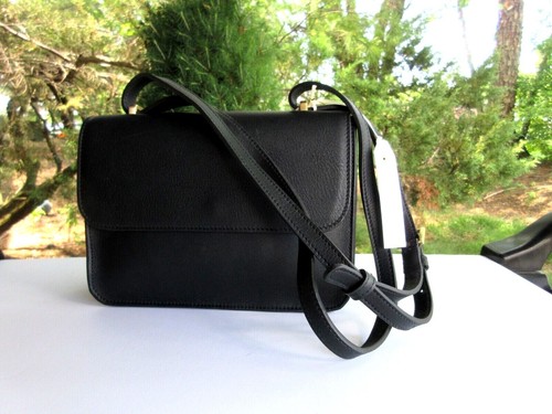 GiGi New York Crossbody Abbott Leather Black List$345 - Picture 3 of 10