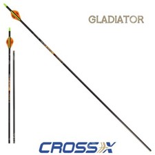 CROSS-X Arrow Shaft Nock Carbon Fletching 3D Gladiator FL 600