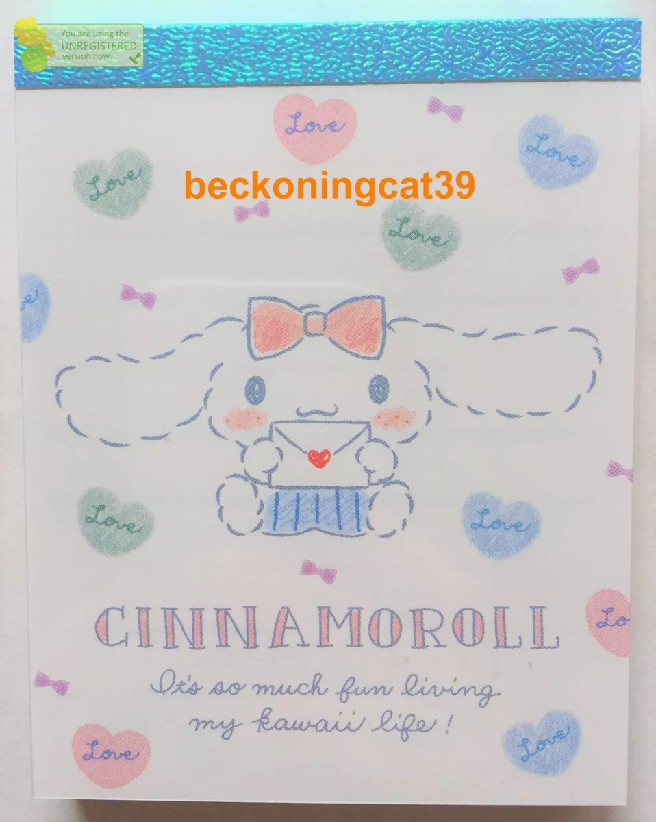 Sanrio Cinnamoroll Message & Illustration Japan Book Japanese