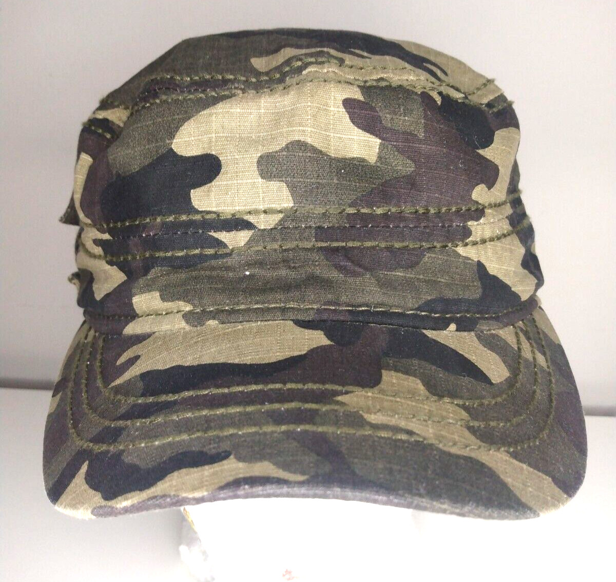 Cadet Camo Low Profile Short Bill Adjustable Cap Hat … Gem