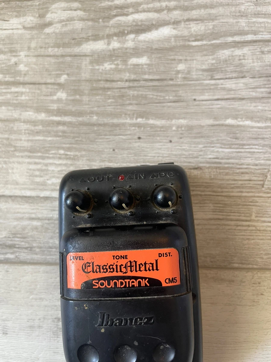 Ibanez CM5 Soundtank Classic Metal Distortion Rare Vintage Guitar Pedal