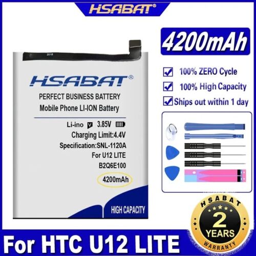 HSABAT B2Q6E100 4200mAh Battery for HTC U12 Life Batteries - Picture 1 of 1