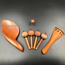 5 set high quality jujube wood violin fittings 4/4, Violin Parts Accessories