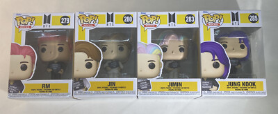 Funko Pop Rocks BTS Butter Wave 3 SET of 74 #279, 280, 283, 285