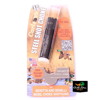 Carlson’s Benelli Mobil Extended Steel Choke Tube 12 Gauge .705 Mid Range | Reduced Recoil | For SBE I, Nova, M-4 12 thumbnail image