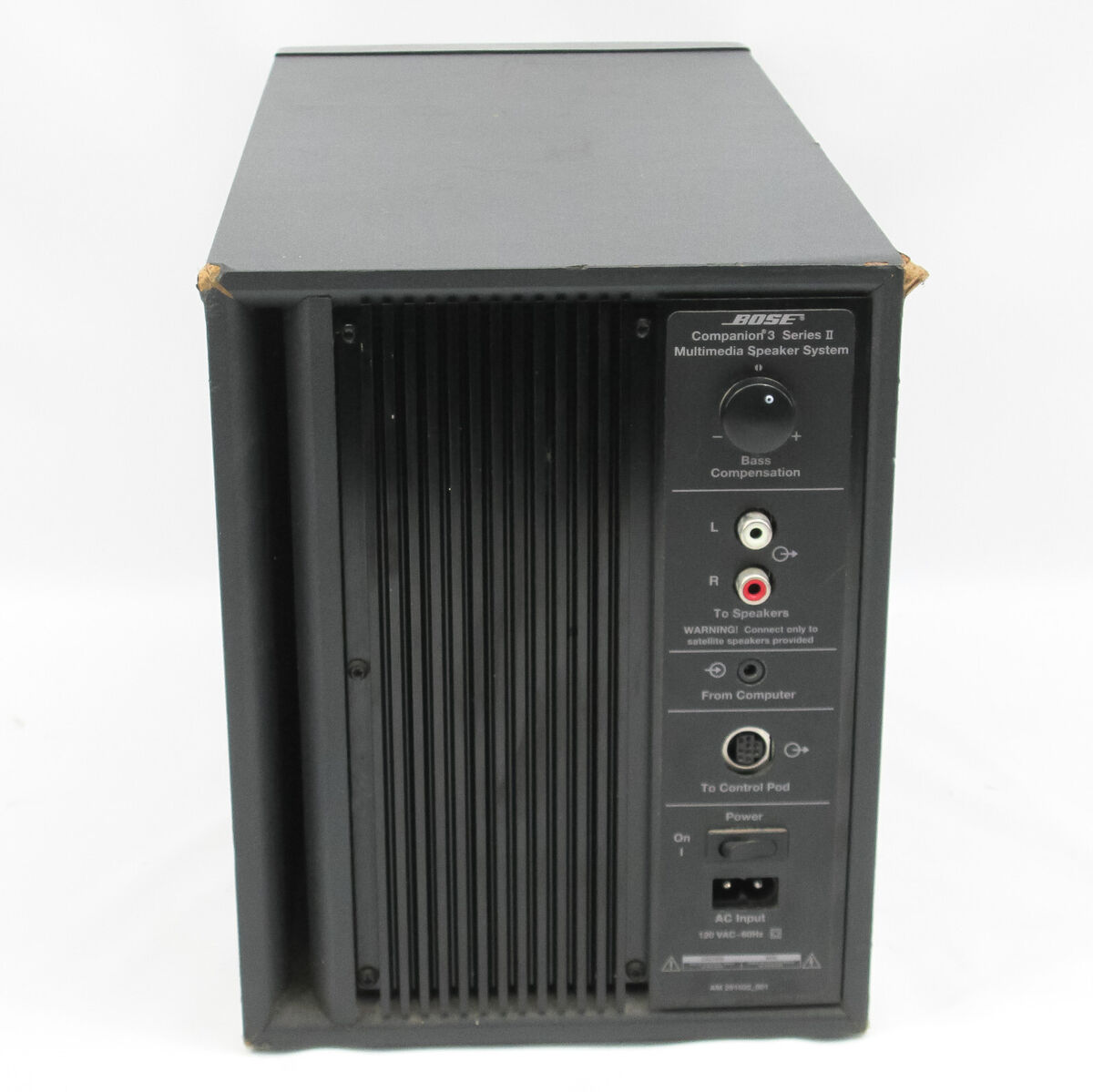 Bose Companion 3 Series ii Multimedia Speaker System Bose Companion 3 Series ii Multimedia Speaker System