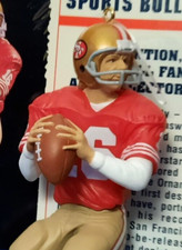 NFL 1995 Football Ornament Joe Montana San Francisco 49ers Quarterback Hallmark