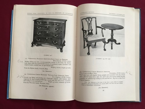 Antique American Furniture Maurice Rubin Collection 1954 P-B Auction Catalog - Picture 5 of 6