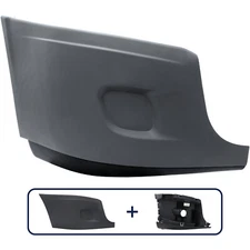 Right Front Bumper Reinforcement & End Cover For Freightliner Cascadia 2008-2017