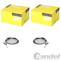 2X Triscan Handbremsseil Hinten Links+Rechts Passend FüR Opel Astra Kadett