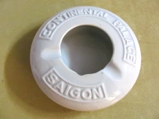 Rare!! Vintage "Continental Palace" Saigon Ceramic Ashtray.  Nice!!!