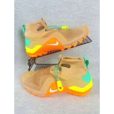 Nike Metcon SF X Training Sneakers Mens 7 Brown Beech Tree Orange Neon Comfort