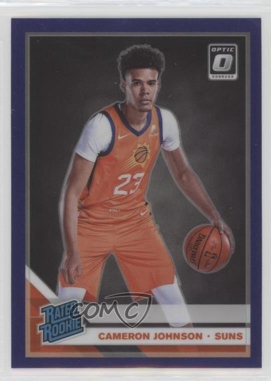 2019-20 Panini Donruss Optic Rated Purple Prizm Cameron Johnson #200 Rookie RC