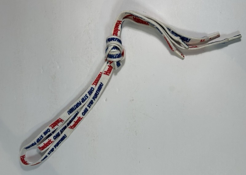 VINTAGE HARDEE’S ONE STEP FURTHER SHOELACES LACE NEW NEVER USED