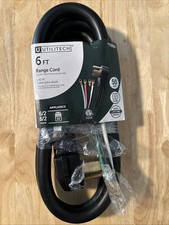 Utilitech 6ft 4-Prong Range Power Cord 50 Amp Model 0118694 New Heavy Duty