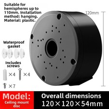 4 Pack Dome Camera Junction Box IP66 Rated Waterproof Mounting Enclosure